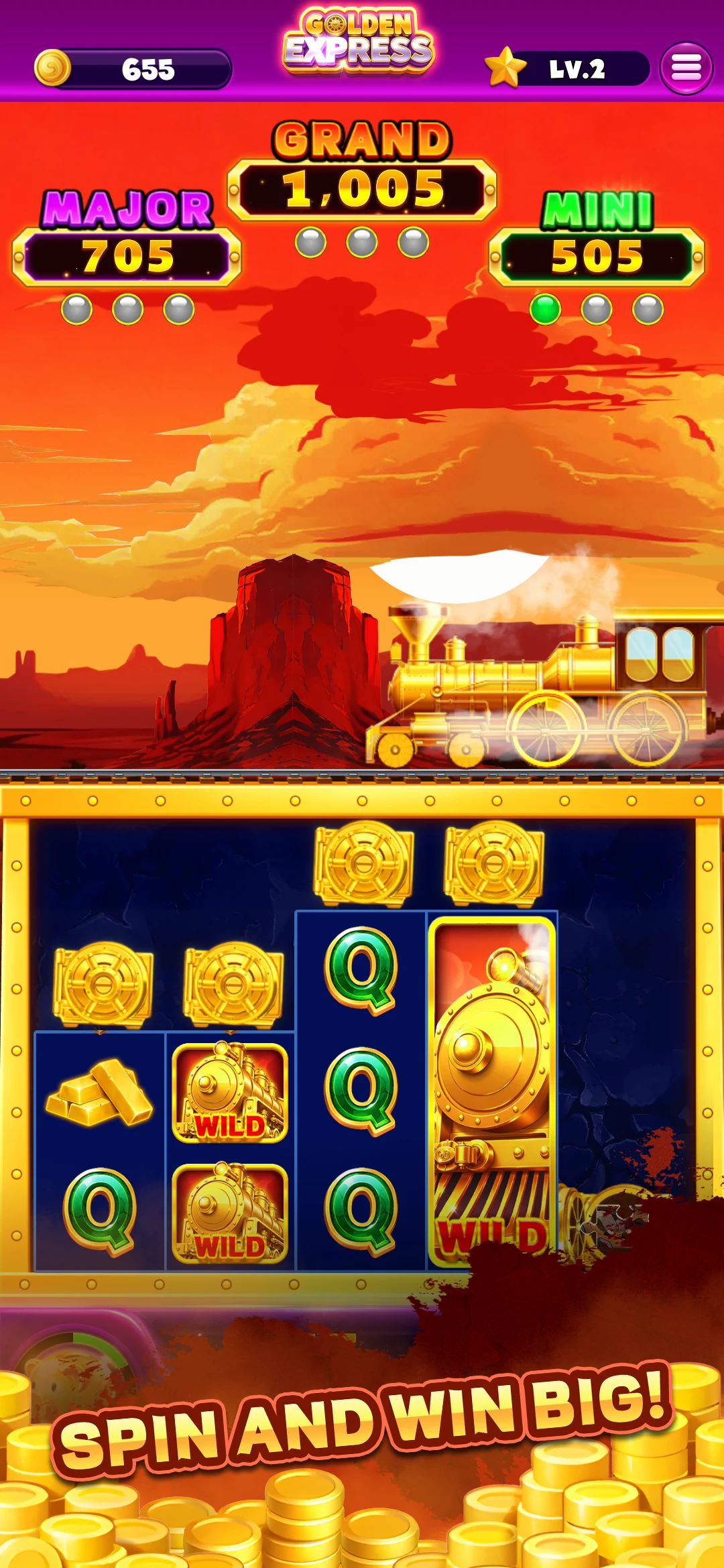 Golden Express Slots screenshot